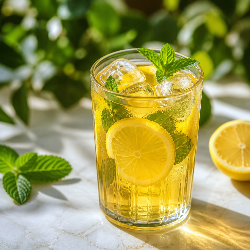 Lemon Mint Masala beverage